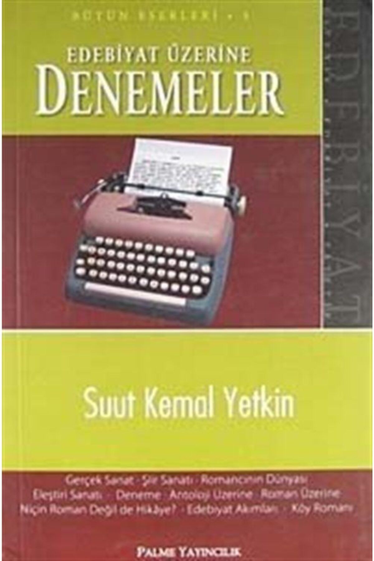 Palme Edebiyat Üzerine Denemeler
