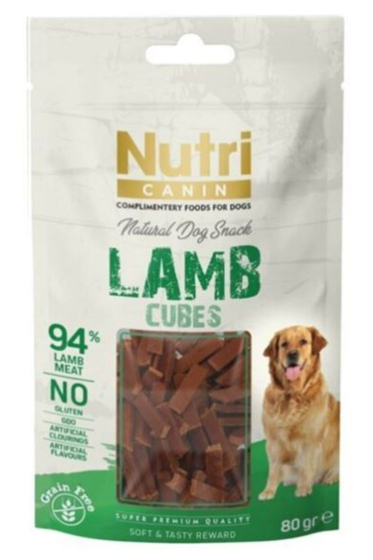 Nutri Canin Natural Dog Snack Lamb Cubes Kuzulu Köpek Ödül 80 Gr