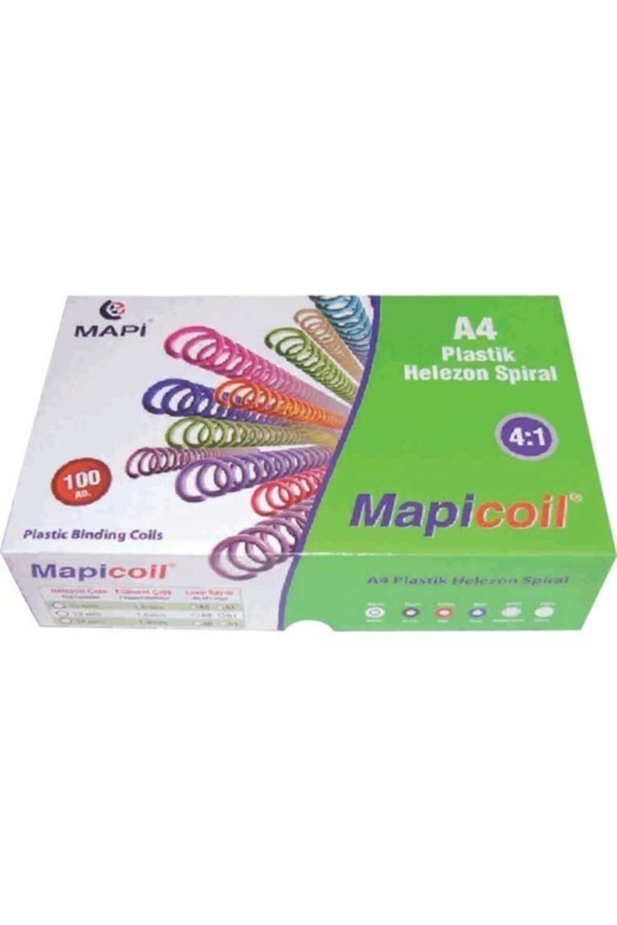 Mapi Spiral Plastik Helezon  14 mm