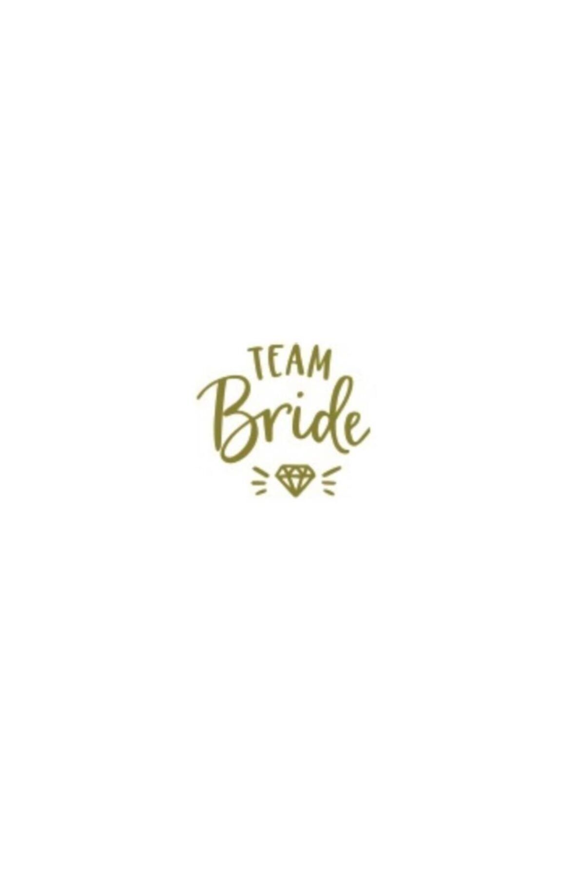 PartiPan Team Bride  Gold Geçici Dövme 10 Adet