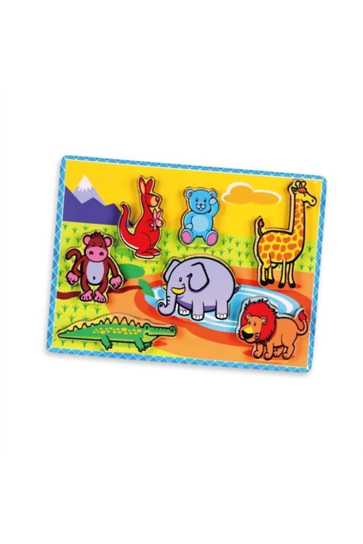 Viga Toys Vigatoys 2d Vahşi Hayvanlar Puzzle