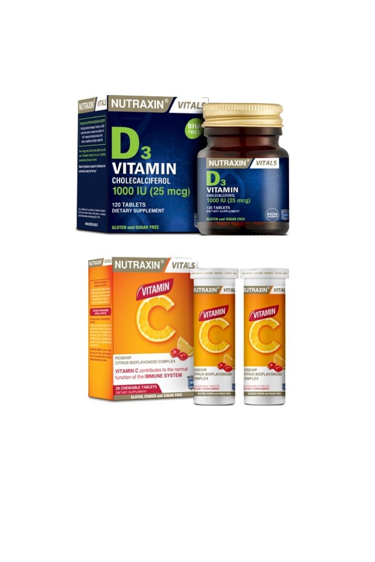 Nutraxin C Ve D3 Vitamin Takviyesi