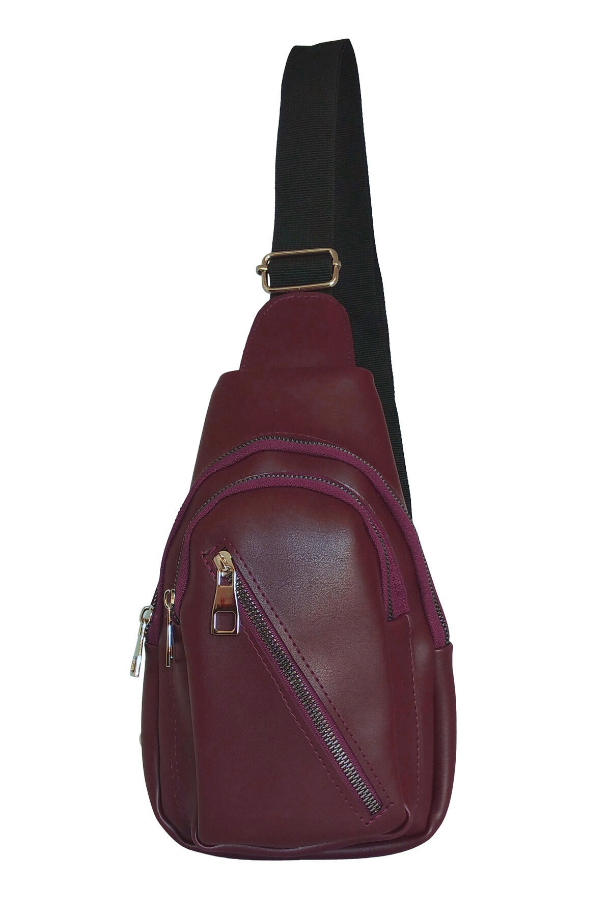 Hesaplı Dünya Kadın  Bordo Çok Amaçlı Mini Freebag Çantası