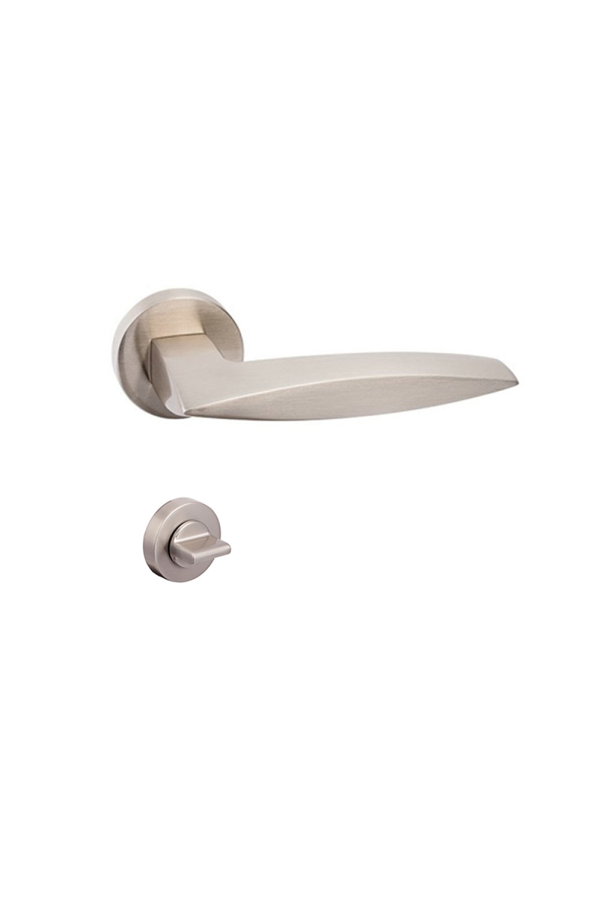 System Garnet Nikel Saten Wc Kapı Kolu