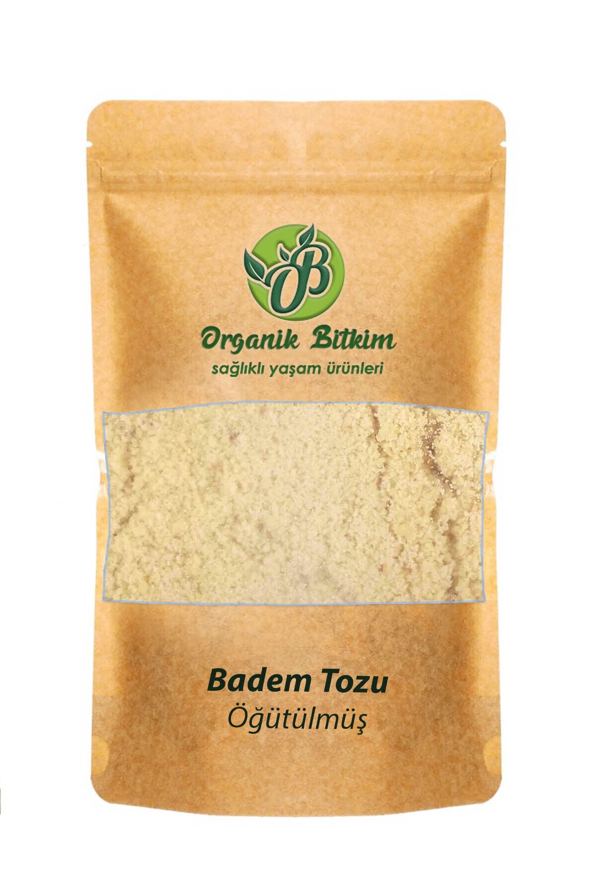 Organik Bitkim Badem Tozu Doğal Taze (1.kalite) 500gr