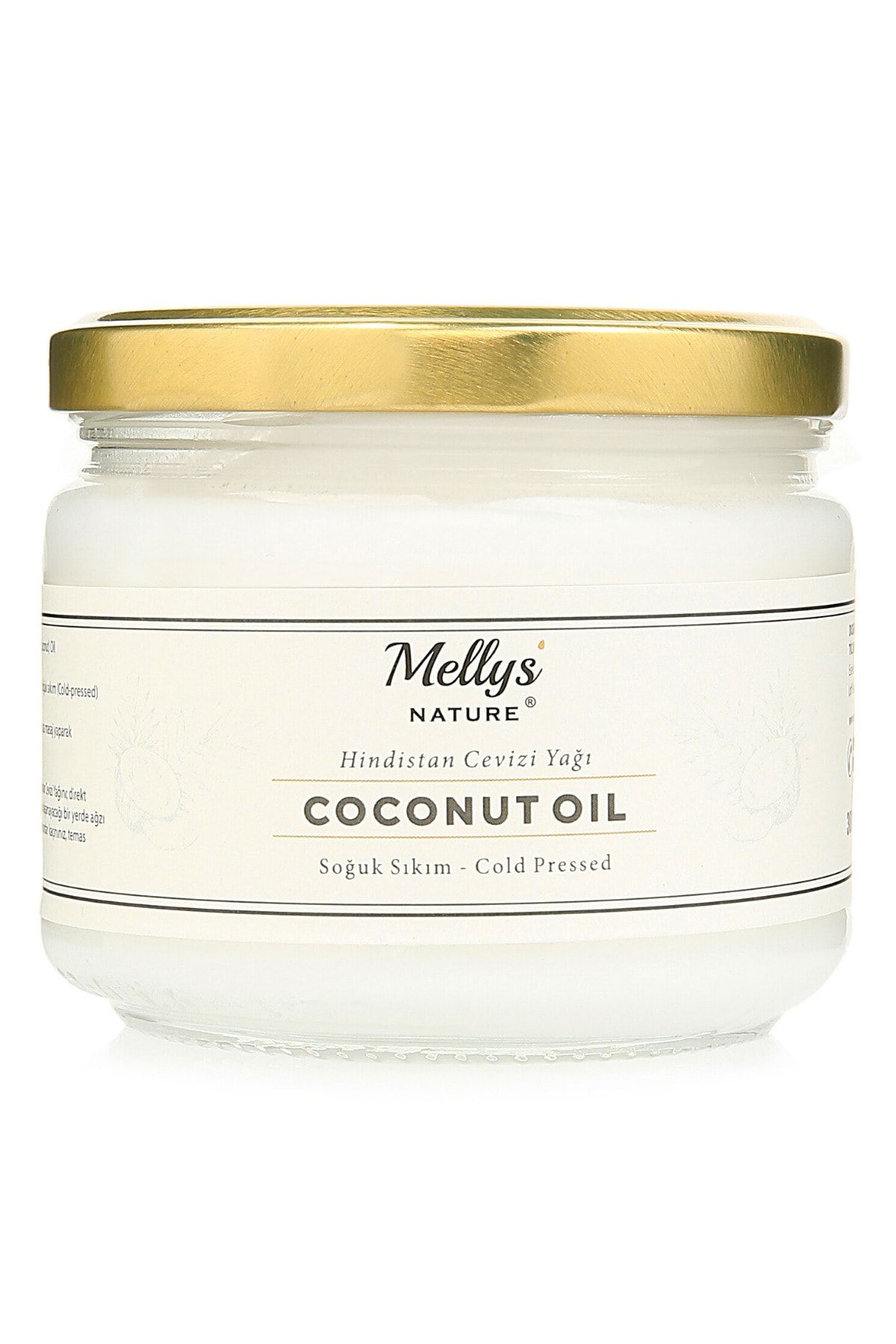 Mellys' Nature Soğuk Sıkım Hindistan Cevizi Yağı ( Coconut Oil ) -300ml