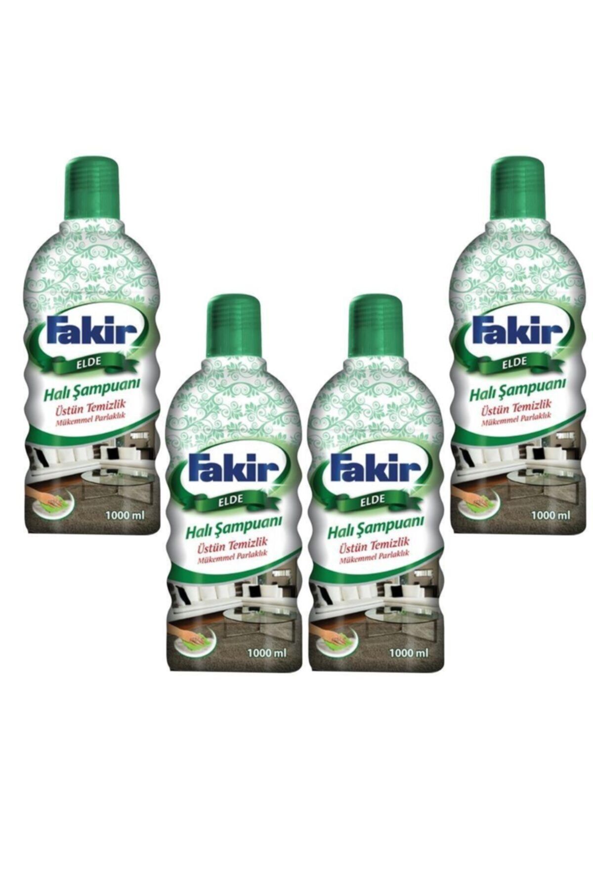 Fakir Halı Şampuanı Elde 1000 Ml 4 Adet