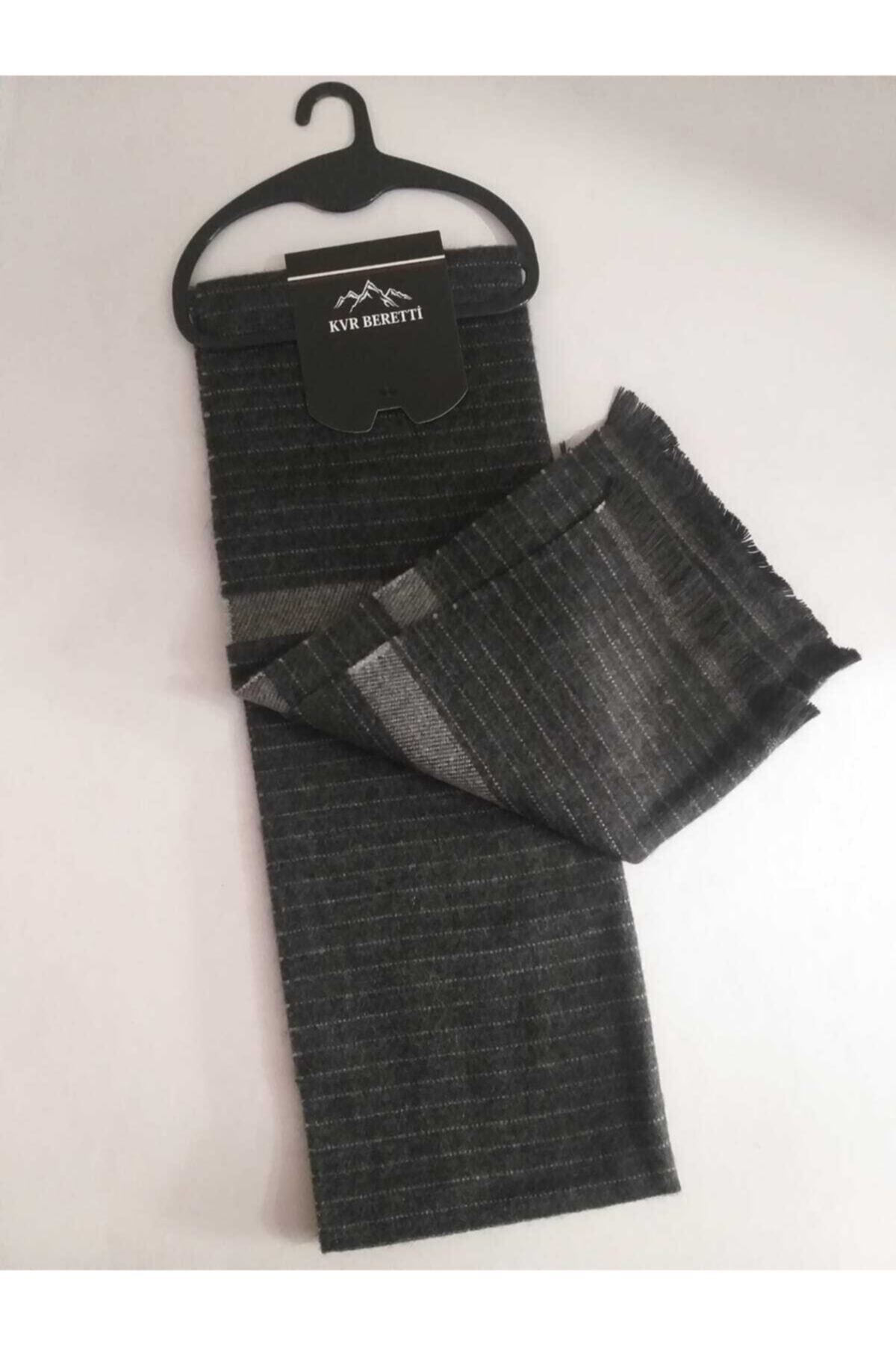 Mirror Erkek Lacivert Kaşe Atkı