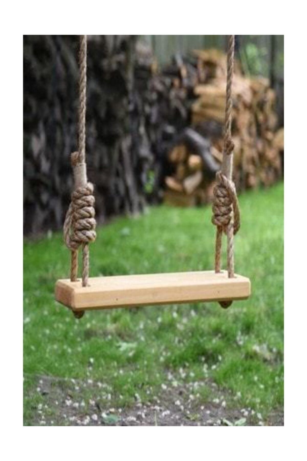 Tree World Doğal Ahşap Salıncak Ev Bahçe Büyük Salıncak