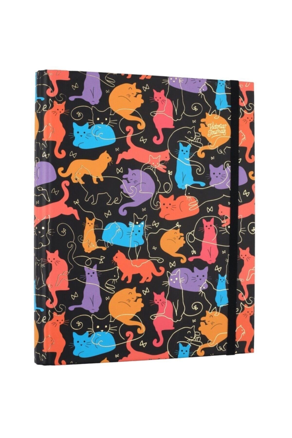 Victoria's Journals Kawaii Cats Süresiz Ajanda 17x24 cm