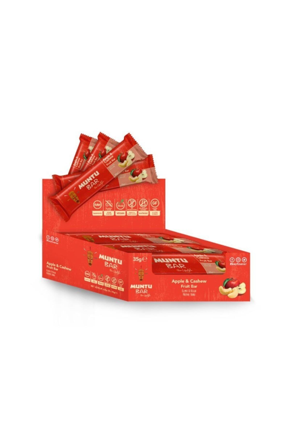 muntu Elma & Kaju Meyve Barı 35g X 12 Adet