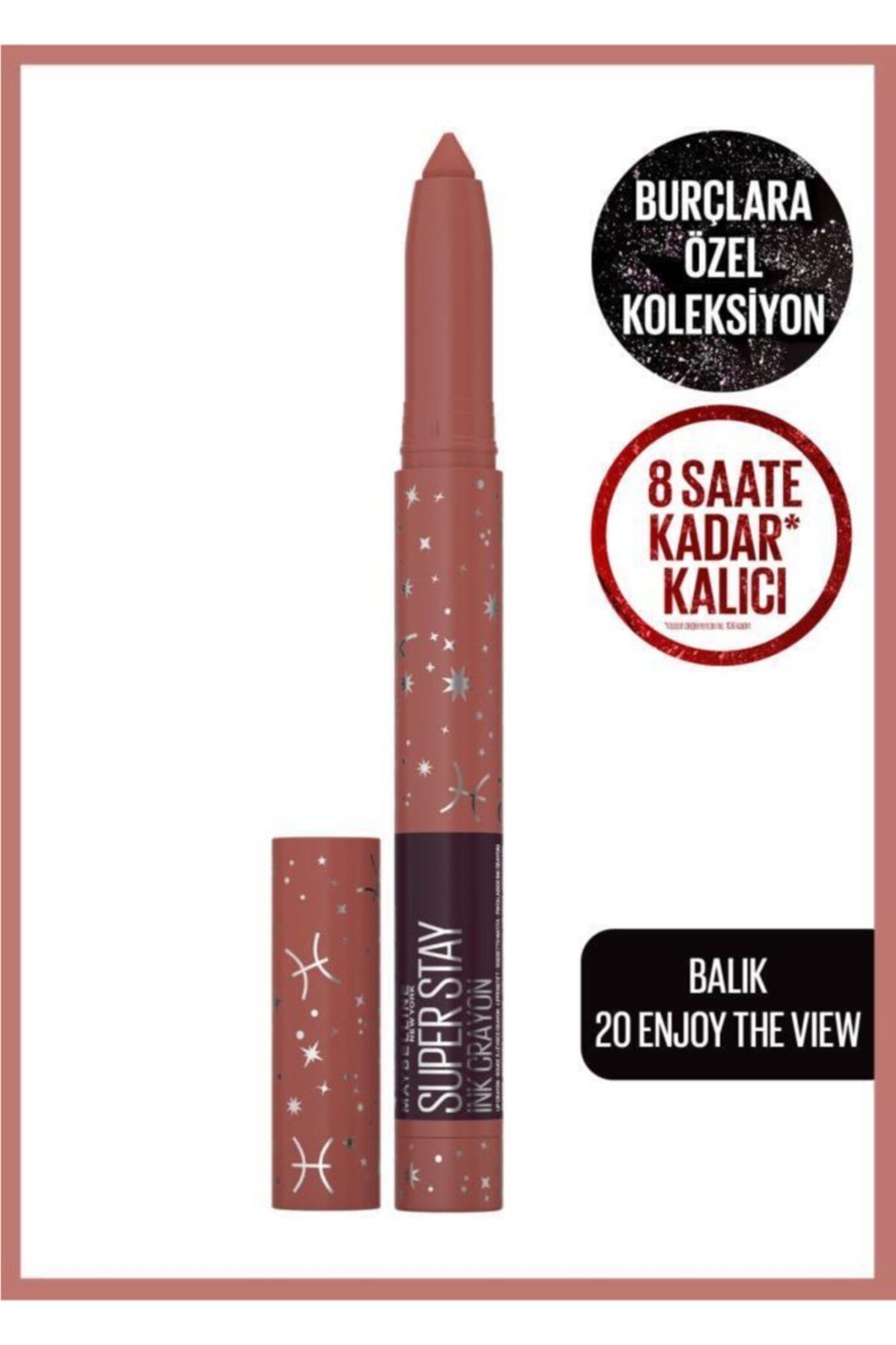 Maybelline New York Super Stay Ink Crayon Kalem Mat Ruj Zodiac Serisi - 20 Enjoy The View (balık)