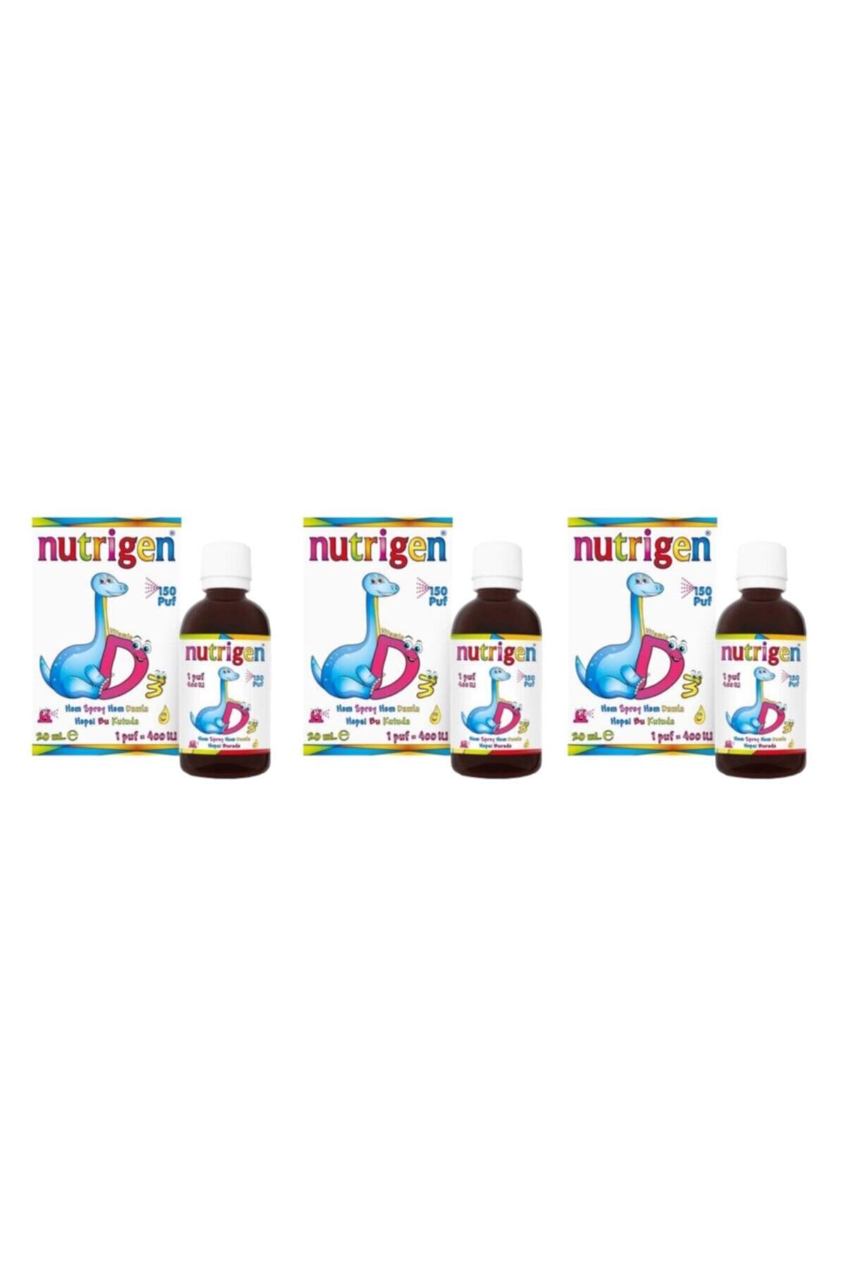 Nutrigen Vitamin D3 400 Iu Sprey Damla 20 ml 3 Adet