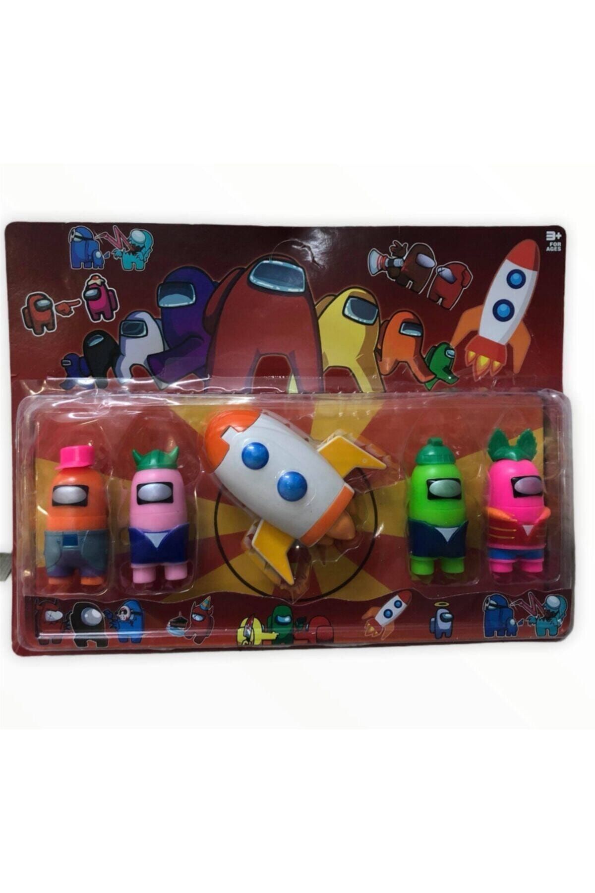 OKTOYS Among Us Çok Parçalı Figür 4 Figür 1 Uzay Mekiği