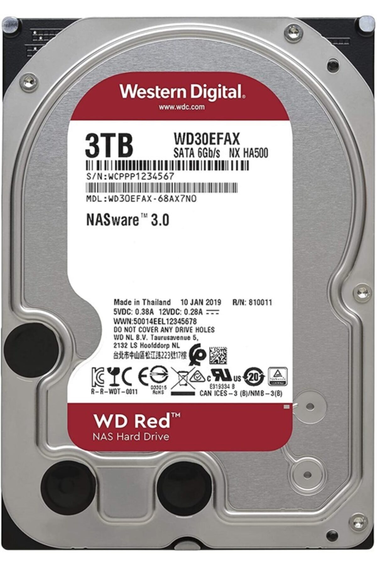 WESTERN DIGITAL Wd 3tb Red 3.5\
