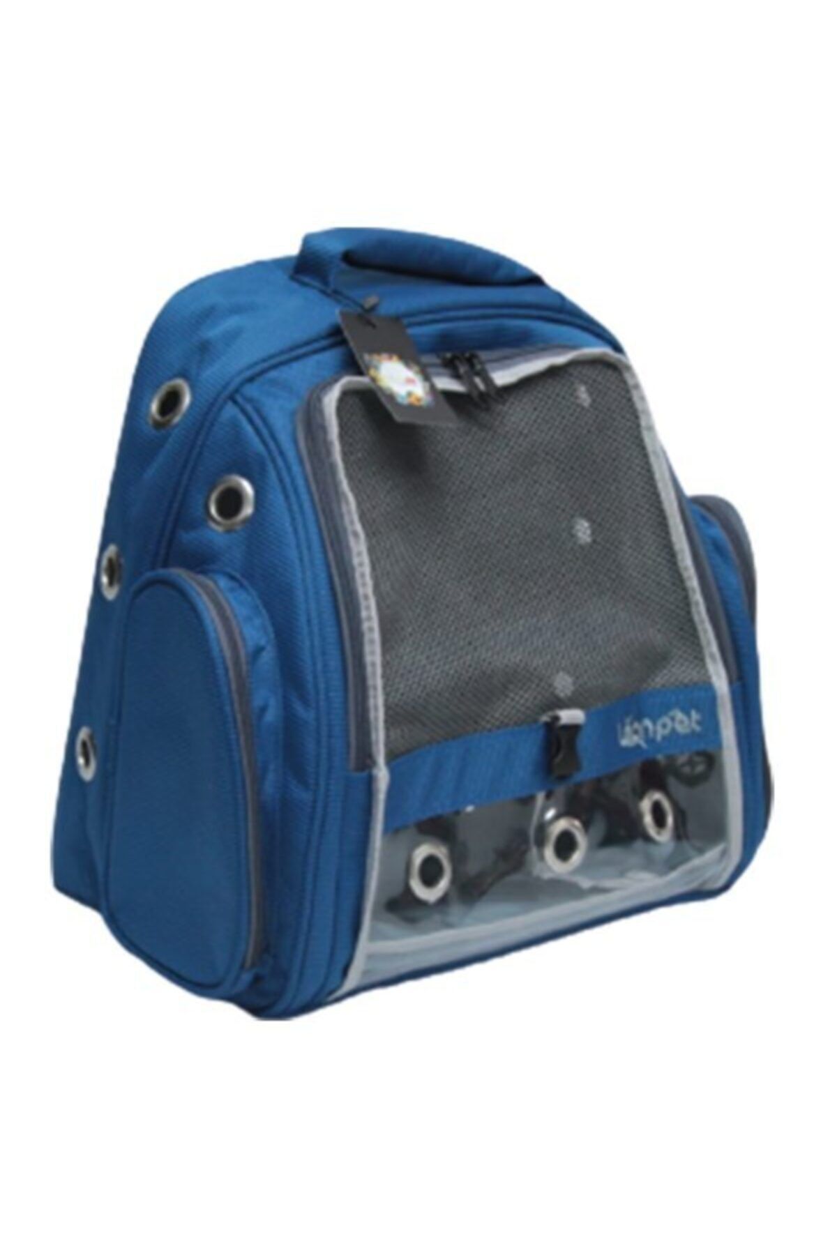 LeonPet Leon Pet Fileli Sırt Taşıma Çantası Lüx Mavi 35x26x40h