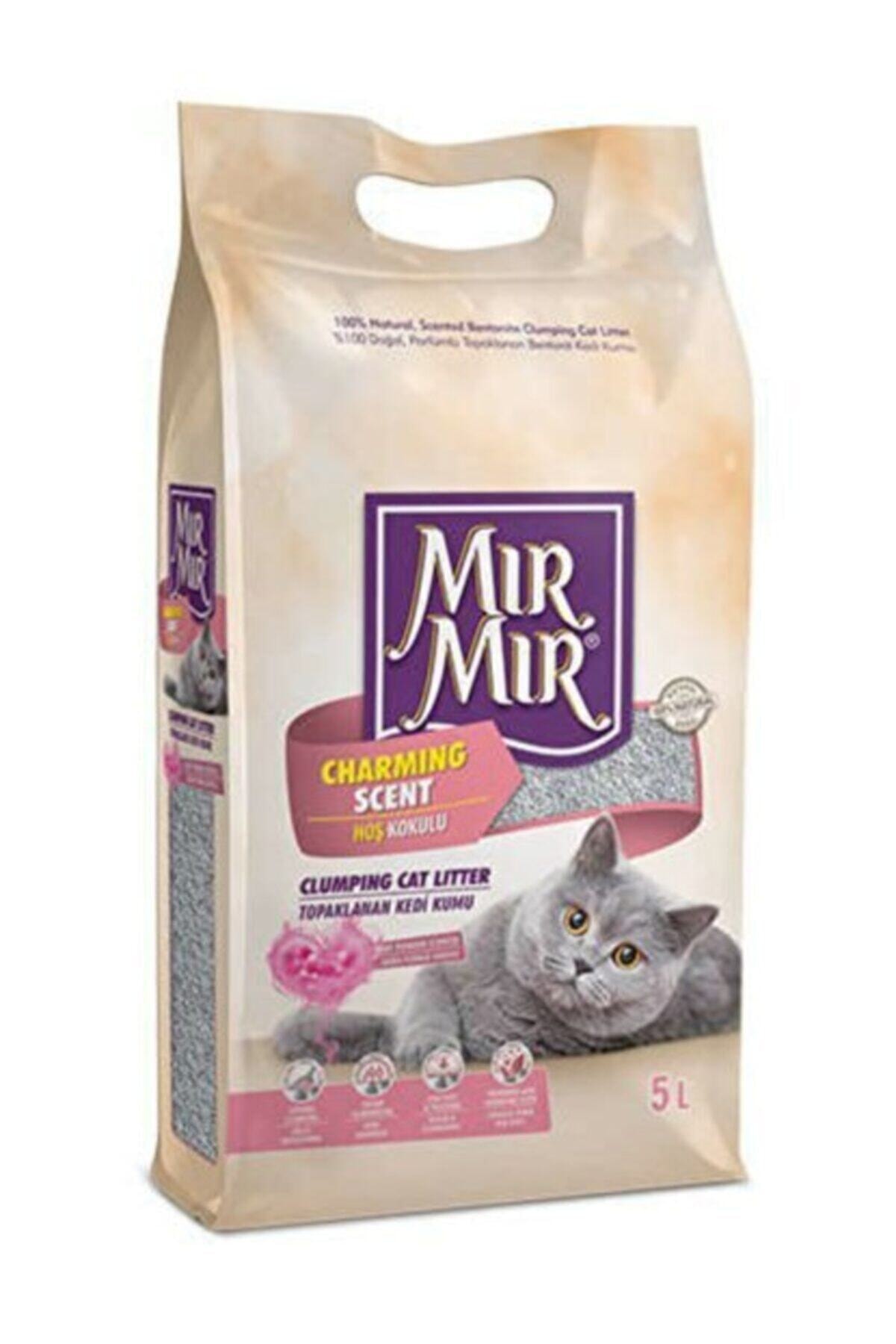 Mır Mır Mırmır Hoş Kokulu Topaklanan Kedi Kumu - 10 Lt