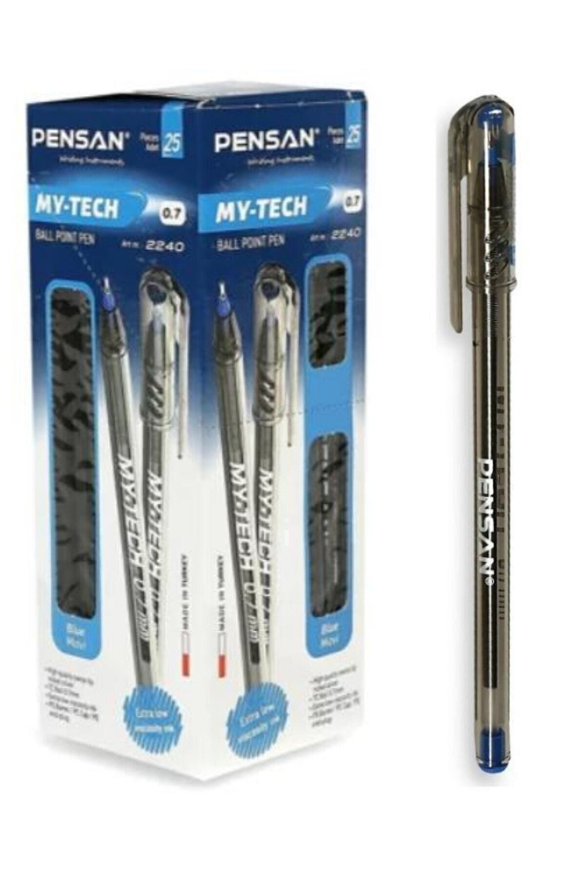 Pensan My-tech 0.7 Mm Tükenmez Kalem 25'li Mavi