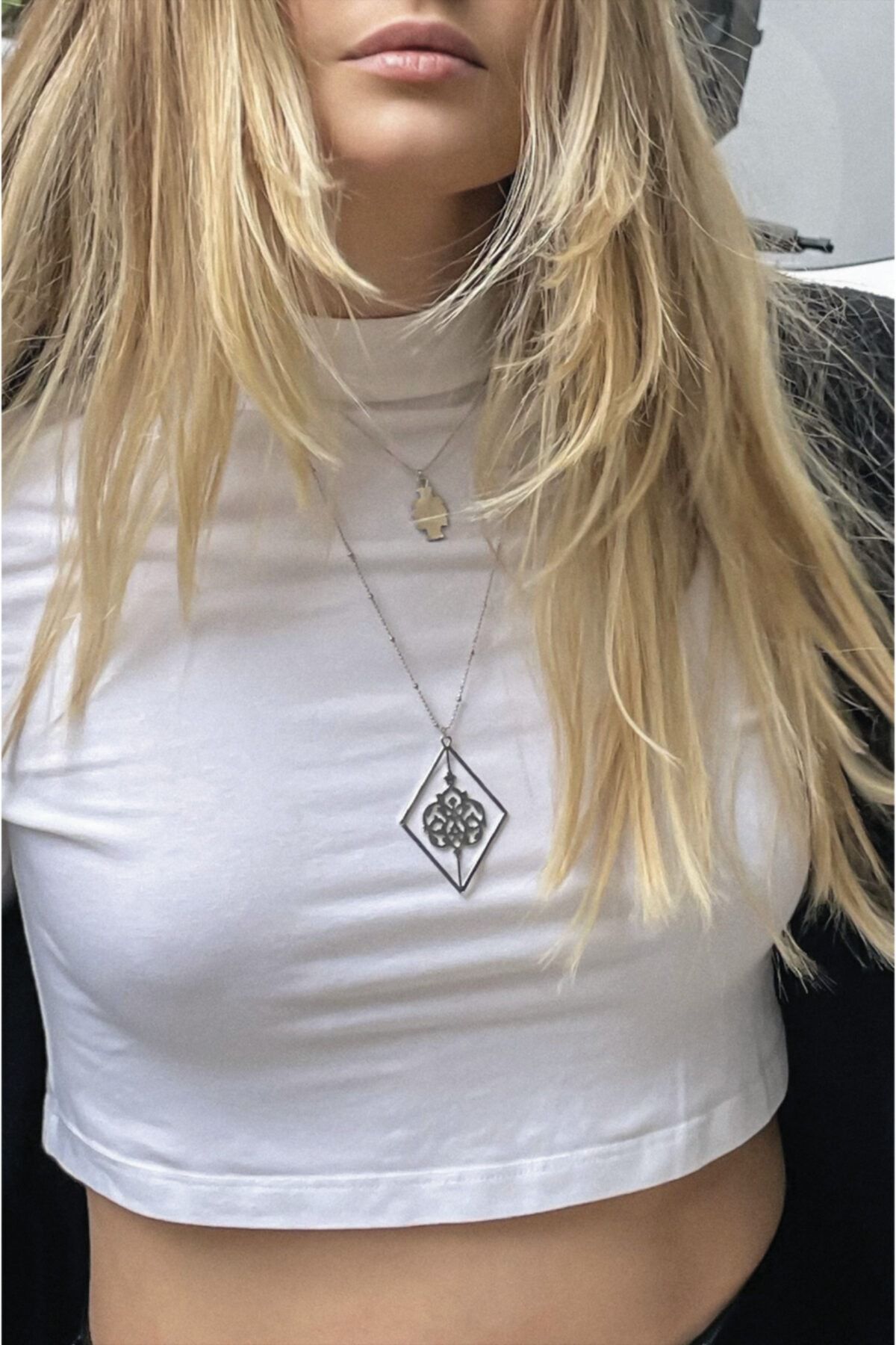 EdaBaysak Insignia Silver Kolye Gümüş Unisex