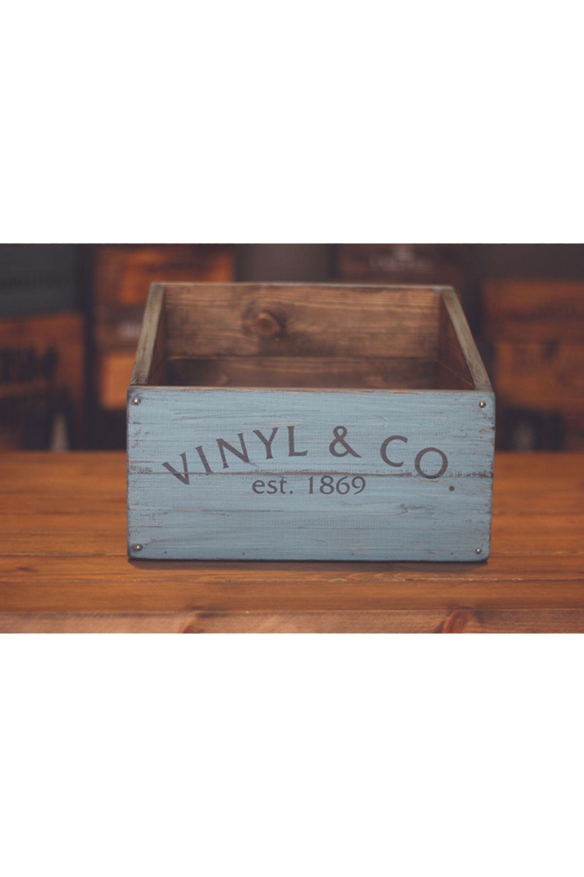 pratikolay Retro Doğal Ahşap Dekoratif Çok Amaçlı Kutu (el Yapımı/hand Made Box)