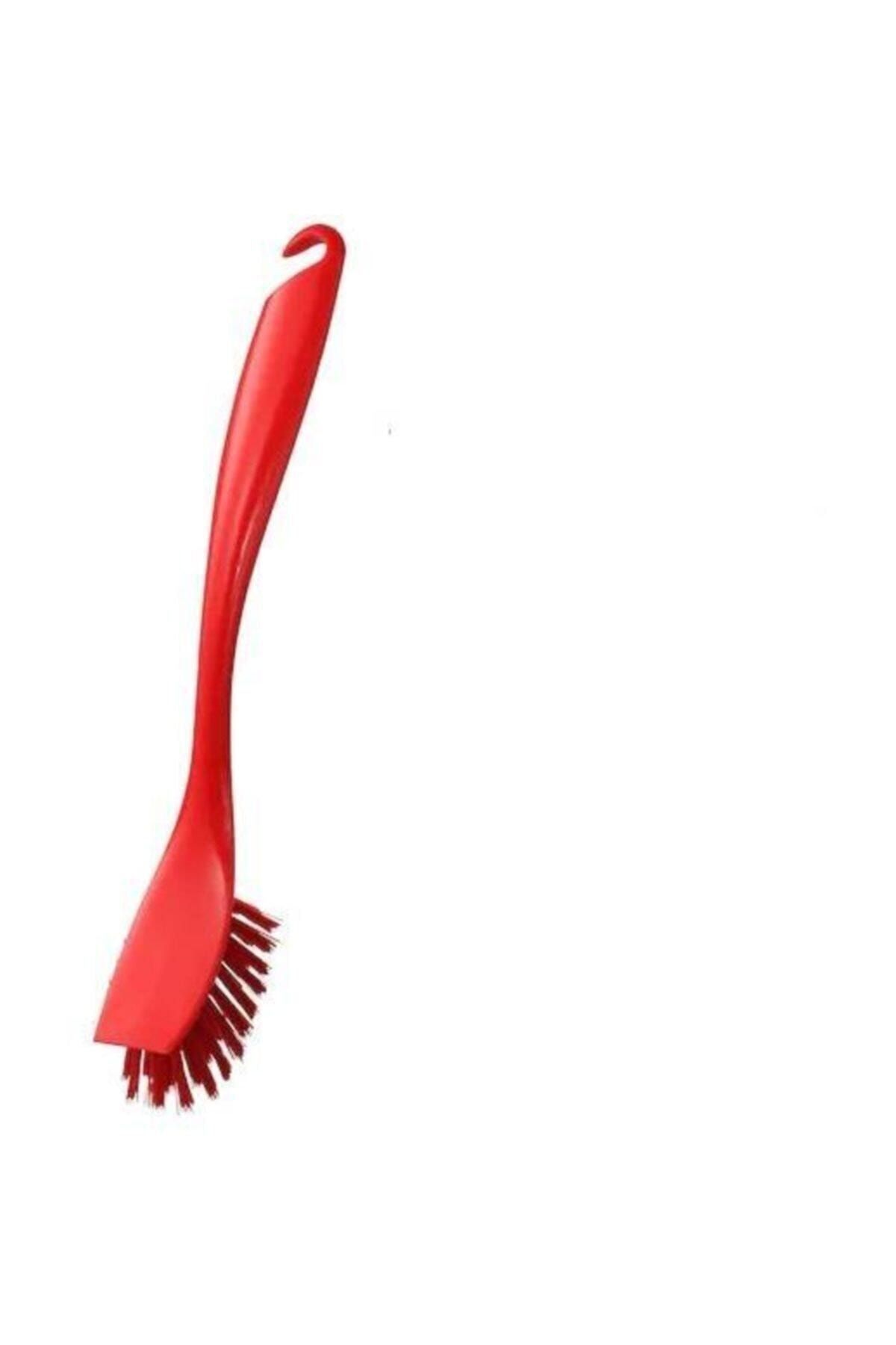 BARBUN Antagen Plastik Bulaşık Fırçası- Kırmızı