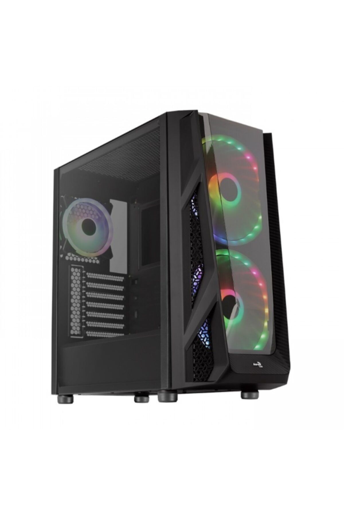 AEROCOOL Nıghthawk Duo Ae-nghthwkd Powersız Gaming Mid-tower Pc Kasası Siyah