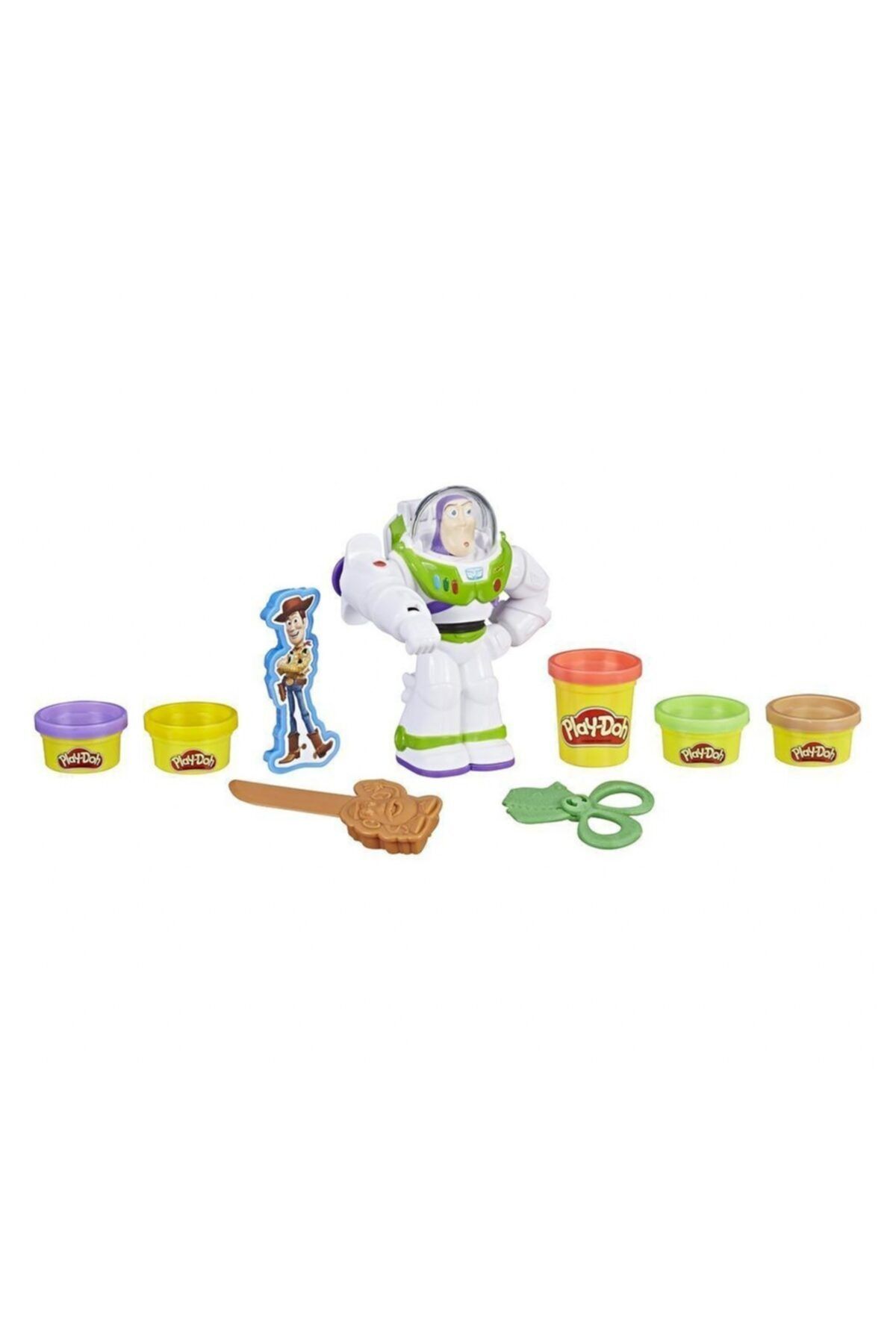 OYUNCAK DÜNYASI 2022 Yılbaşı Fırsatları - Play-doh Disney Toy Story Buzz Lightyear Oyun Hamur Seti - ™ Beyaz At®
