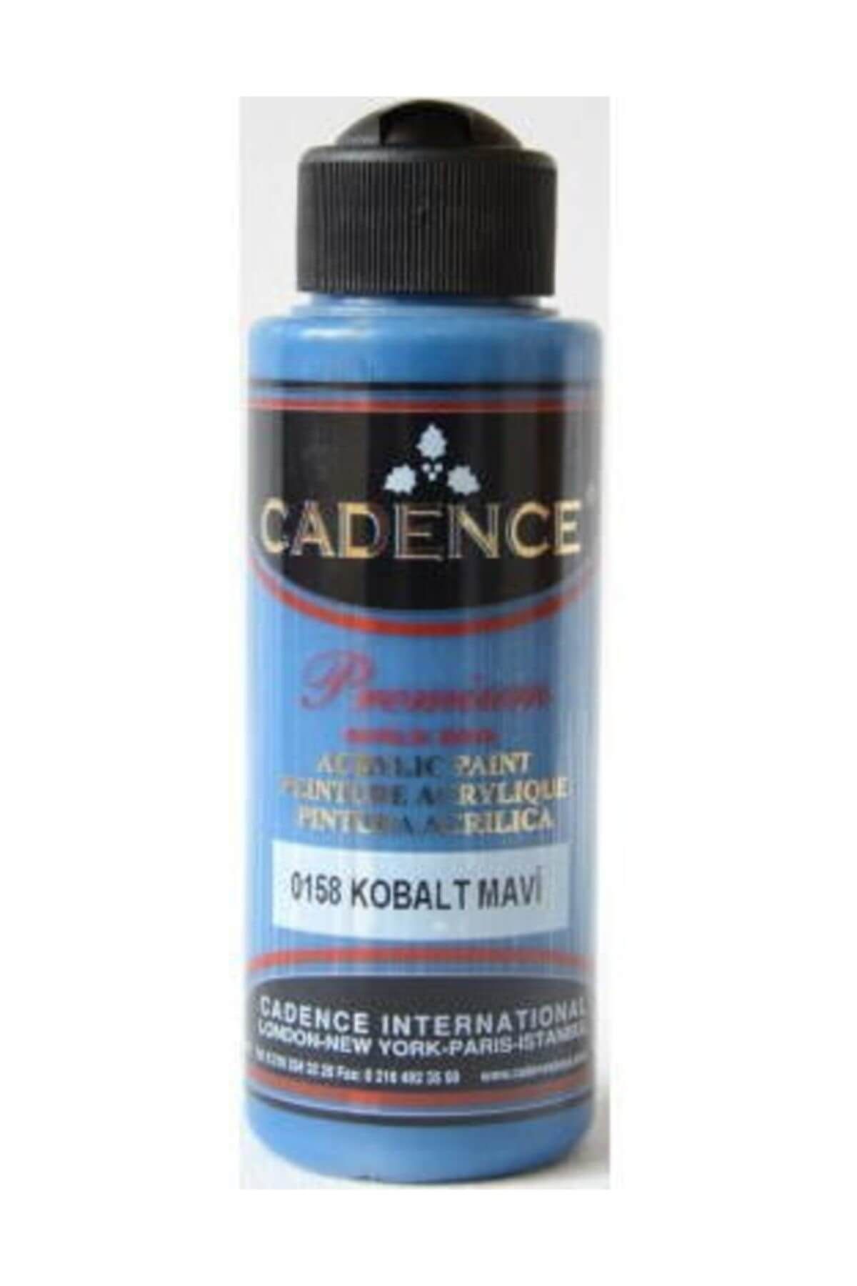 Cadence 0158 Kobalt Mavi Premium Akrilik Boya 120 ml