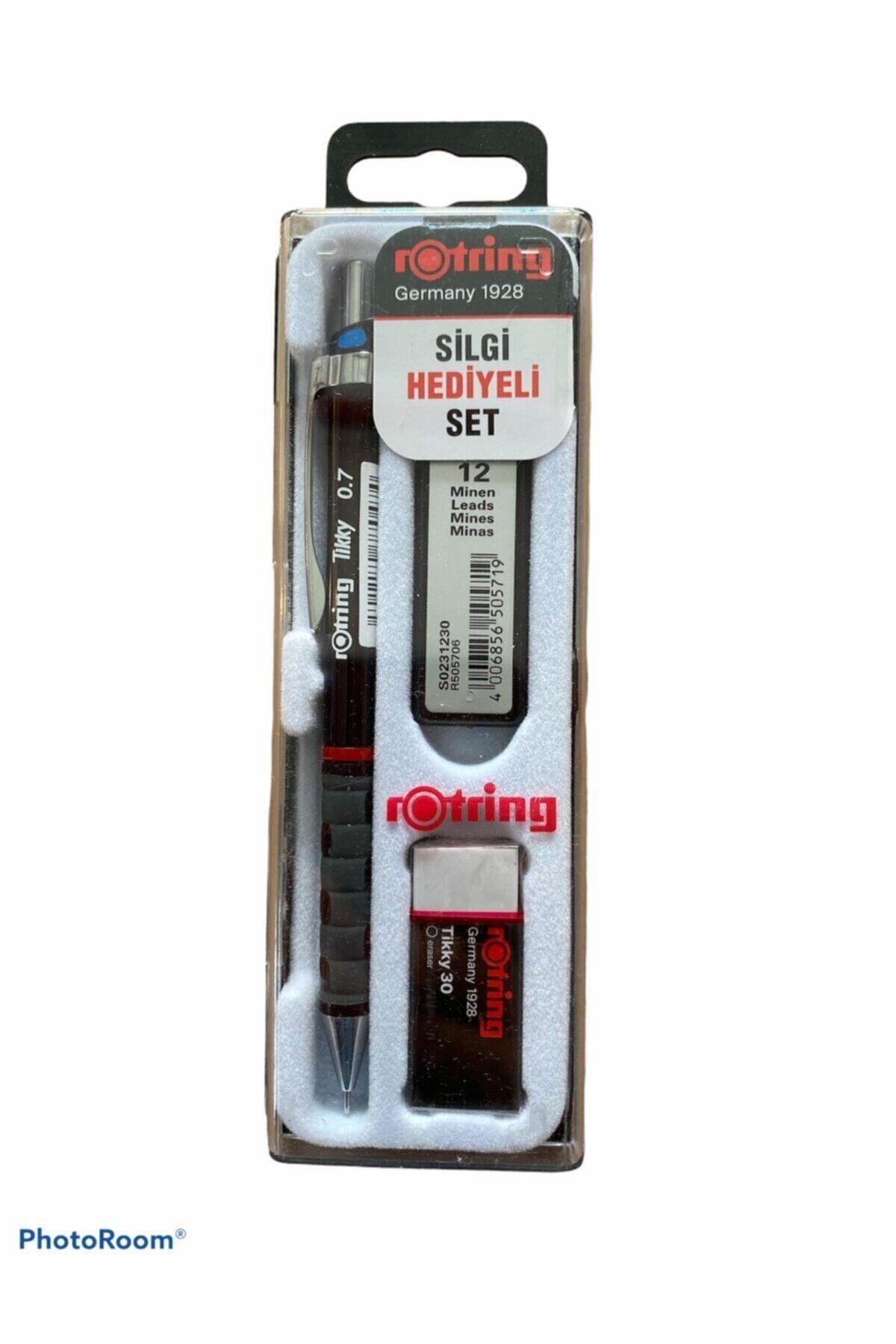 Rotring 0.7mm Uçlu Kalem Silgi Ve Uç Hediyeli Beyaz
