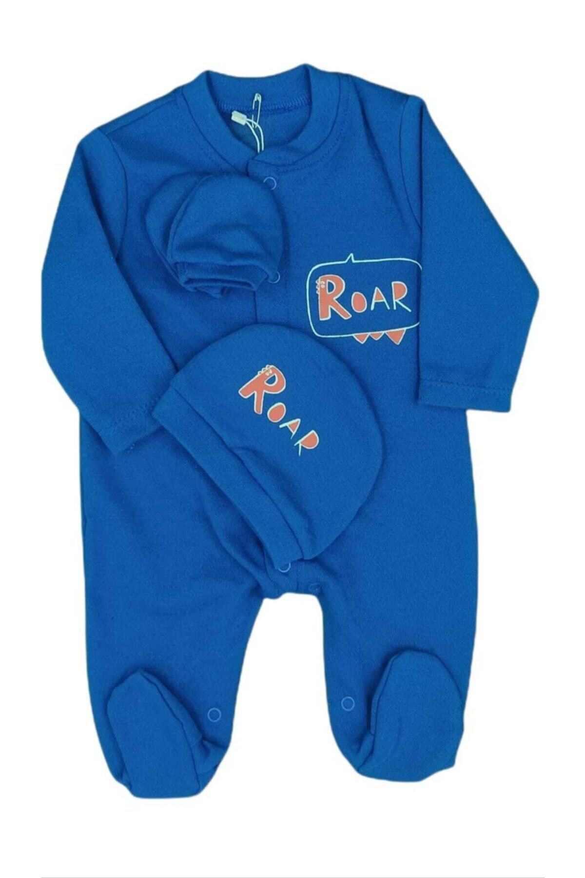 BABYSUCOLLECTİON Dino Desenli Kız Tulum