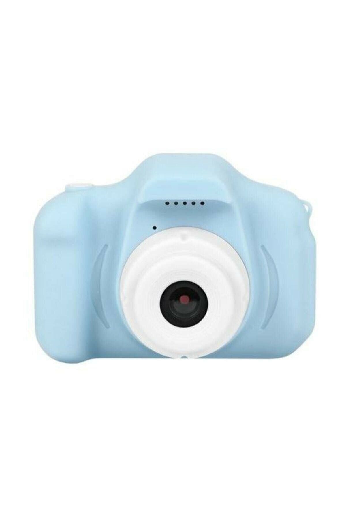 BlueGsm Erkek Çocuk Mavi Cmr9 Mavi Çocuklar Için Mini Hd 1080p Dijital Fotoğraf Makinesi