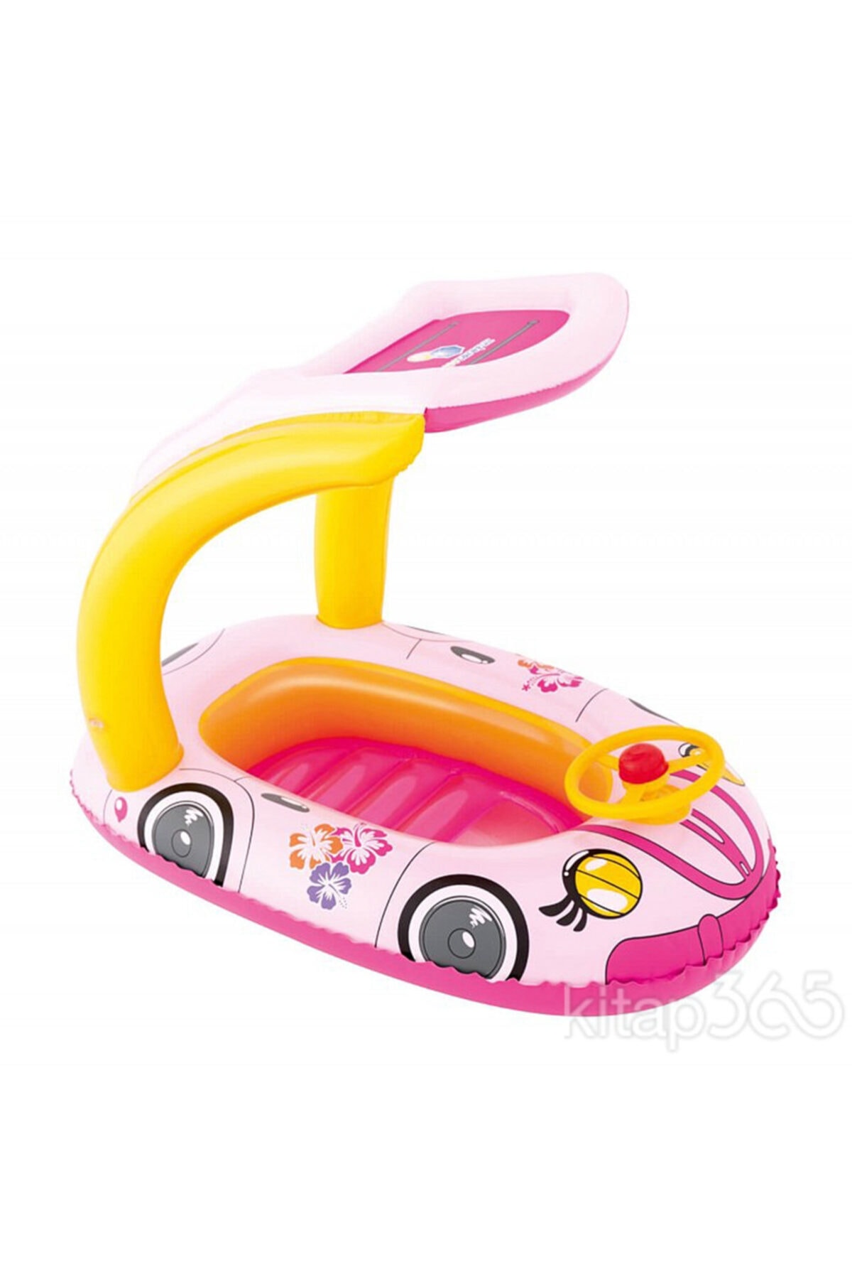 BESTWAY Gölgelikli Direksiyonlu Bot 98x66 Cm - Pembe - Bw34103
