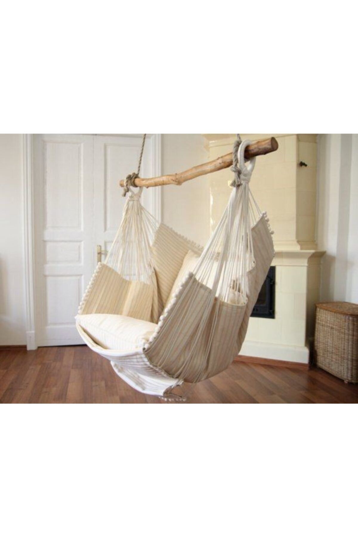 Eda Tasarım Makrome Kumaş Salıncak Ev Tipi Salıncak 170x120cm