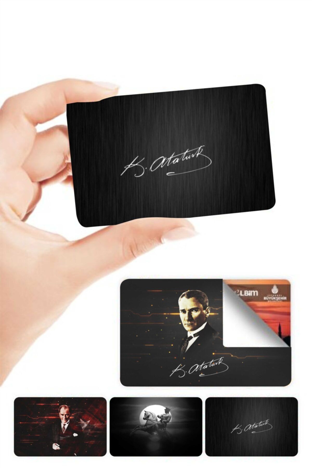 MARSİLYA Atatürk Iett&ininal Kart Kaplama Sticker 4 Adet