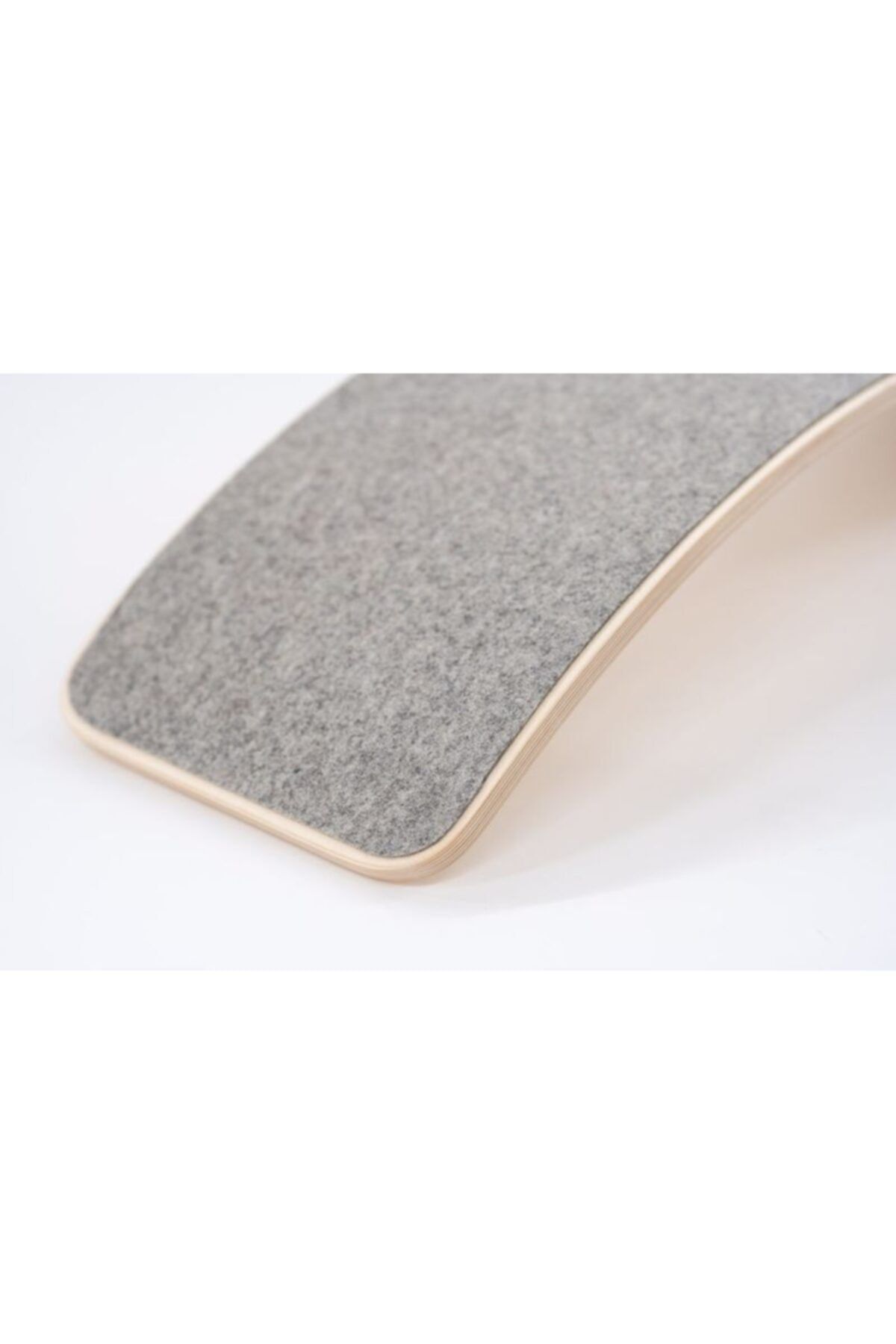 Admiralty Wooden Denge Tahtası Balance Board- Gri Keçeli Kaydırmaz Zeminli