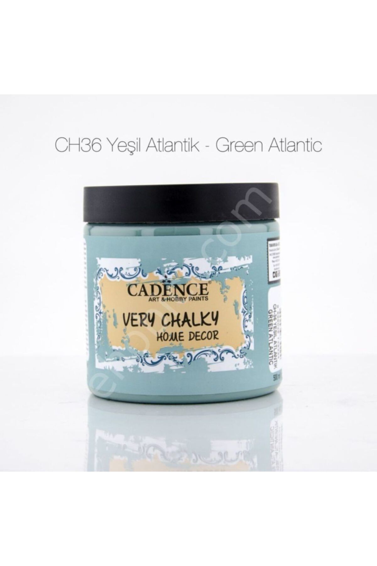 Cadence Very Chalky Home Decor Mobilya Boyası 500 ml. 36 YEŞİL ATLANTİK