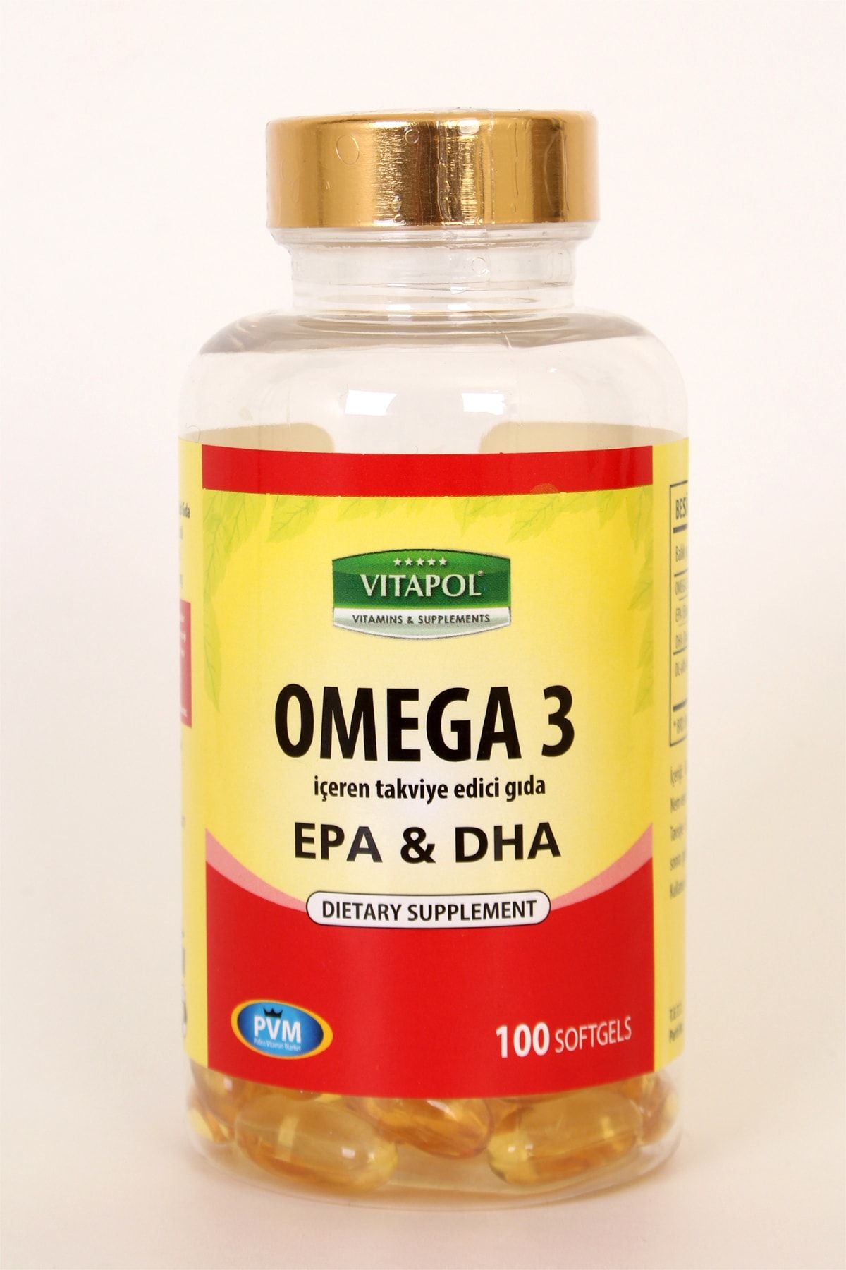 Vitapol Omega-3 Epa&dha Balık Yağı 2000 Mg 100 Kapsül
