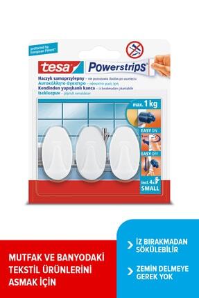 Powerstrips Askı Küçük Oval Kendinden Yapışkanlı, Çıkarılabilir, beyaz Image 0