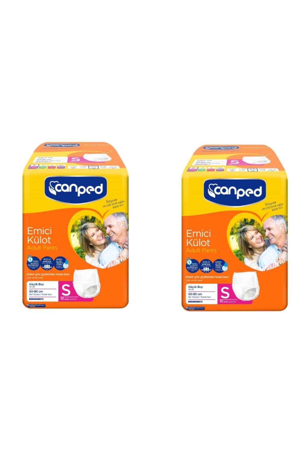 Canped Emici Külot Küçük S Beden 10'lu x 2 20 Adet