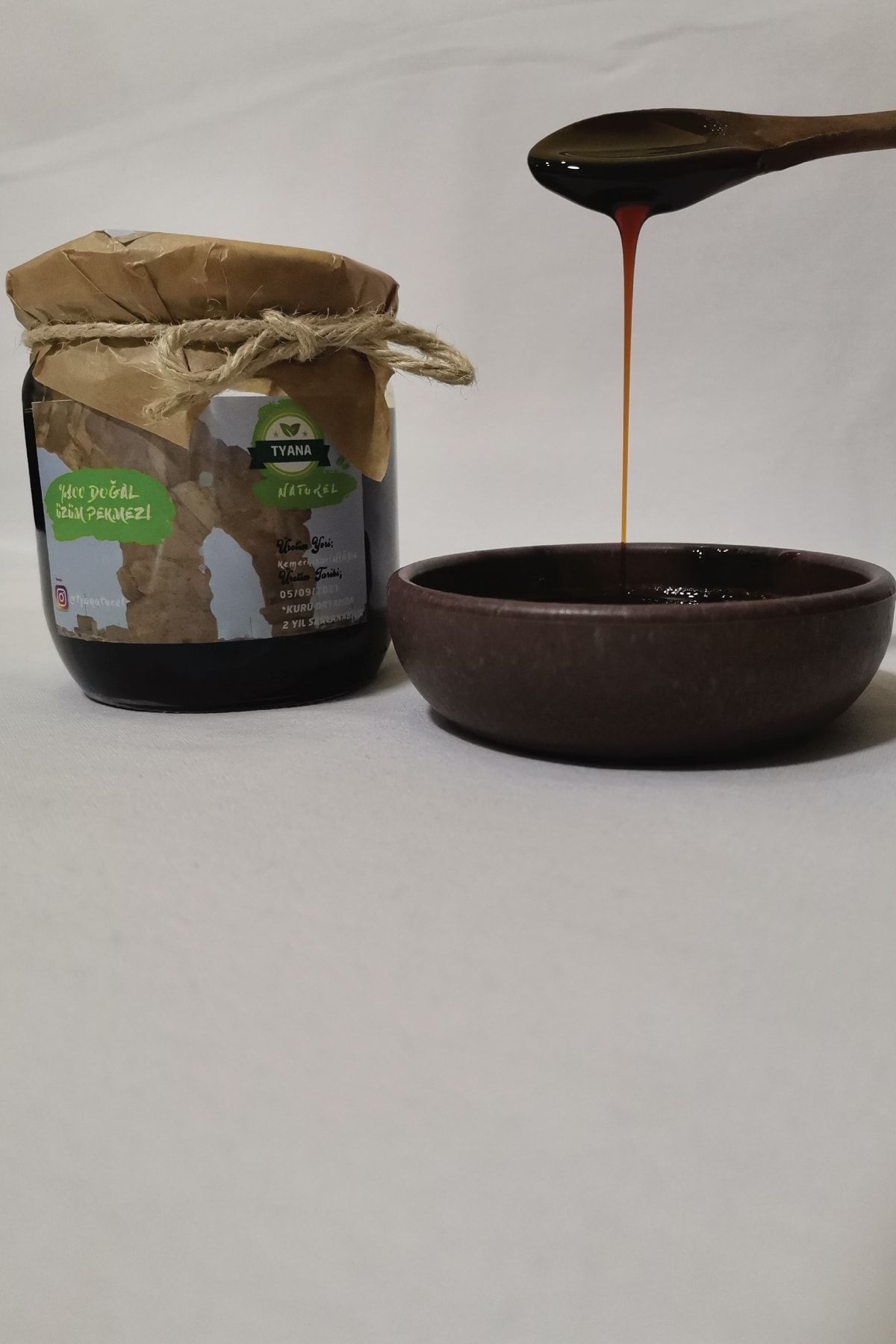 TYANA NATUREL %100 Doğal Niğde Üzüm Pekmezi - 400 gr