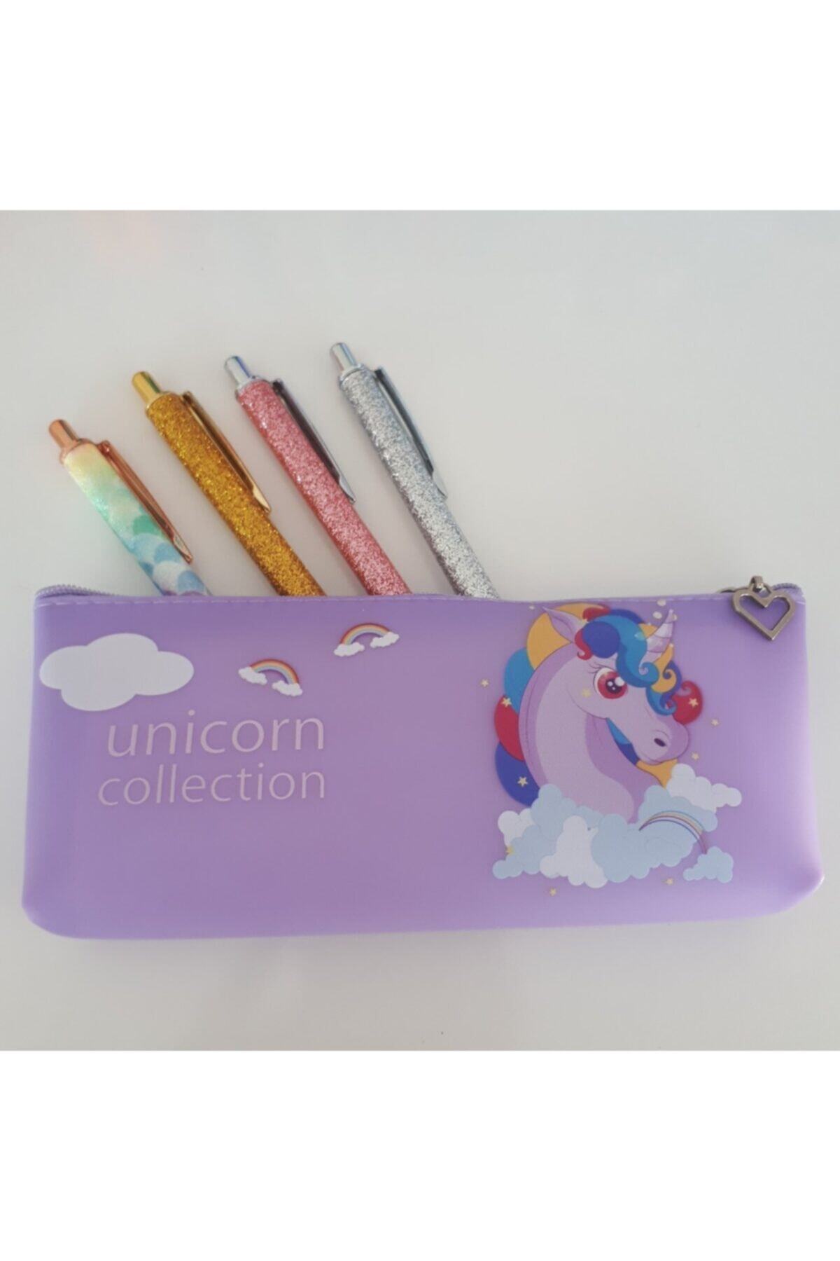 Bakmakistersen Unicorn Mor Silikon Kalemlik