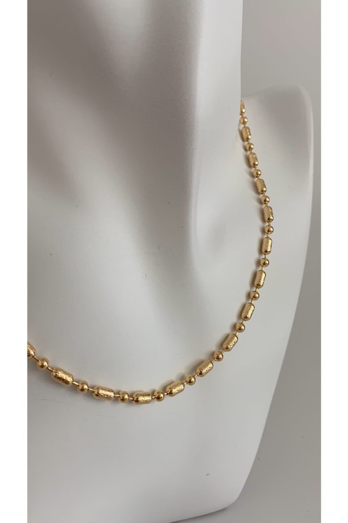 Âlâ Atelier Kararmaz Solmaz Dorika Topçuk Kolye Gold