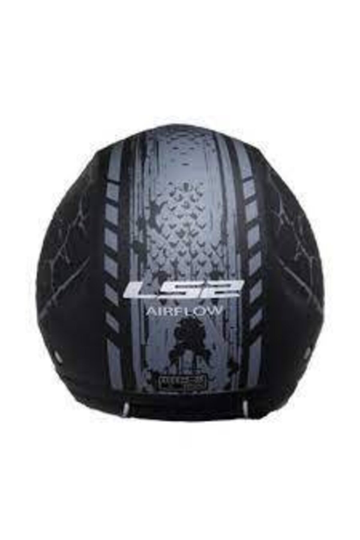 LS2 Aırflow Aırflow Snake Mat Siyah-tıtanıum Kask Mat Siyah-tıtanıum Kask