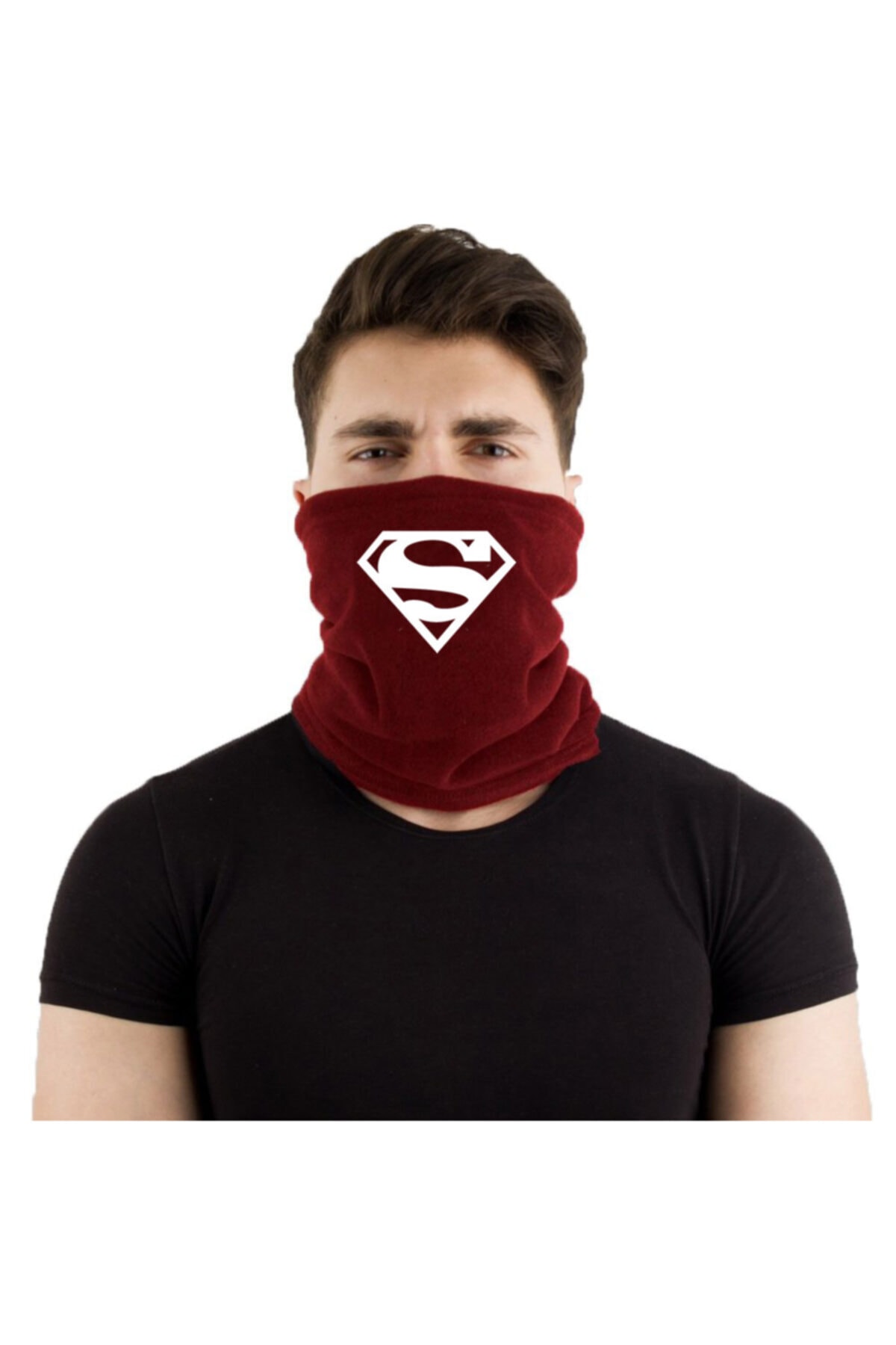 Rowalsi Superman Baskılı Polar Boyunluk Bere Ytktrd028