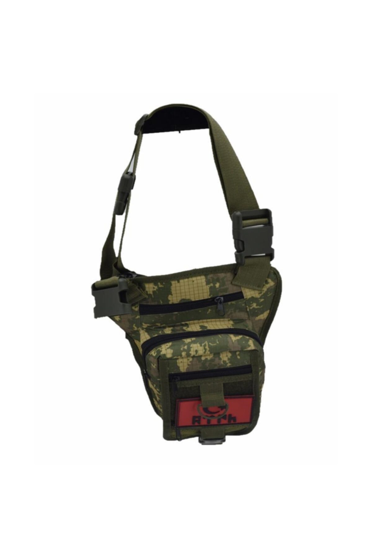 Mude Cordura Bel Bacak Çantası Kamuflaj