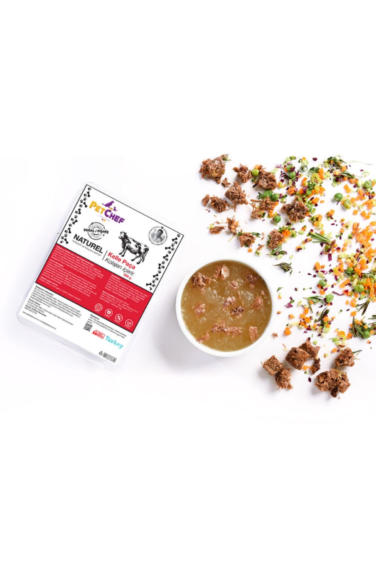 Petchef Kedi-köpek Için Kelle Paça 500 gr
