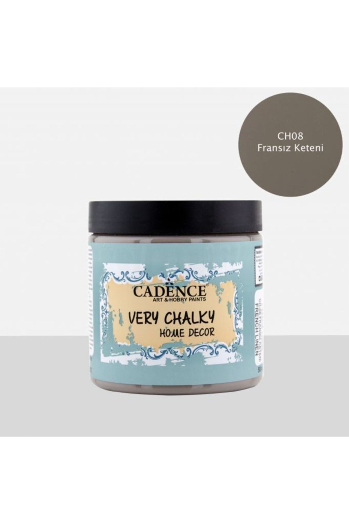 Cadence Very Chalky Home Decor Mobilya Boyası 500 ml. 08 Fransız Keteni