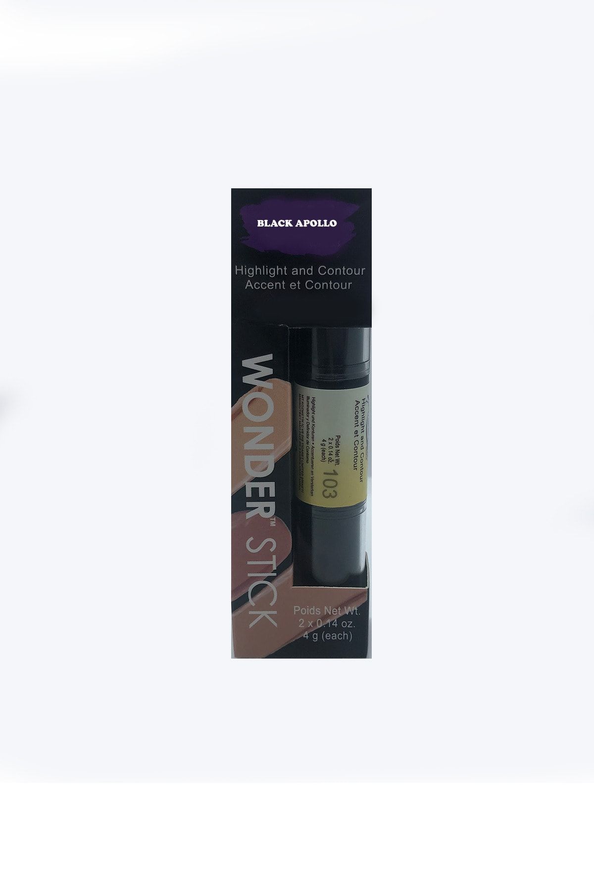 Black Apollo Wonder Stick Çift Uçlu Kontür & Aydınlatıcı Koyu Ton 103