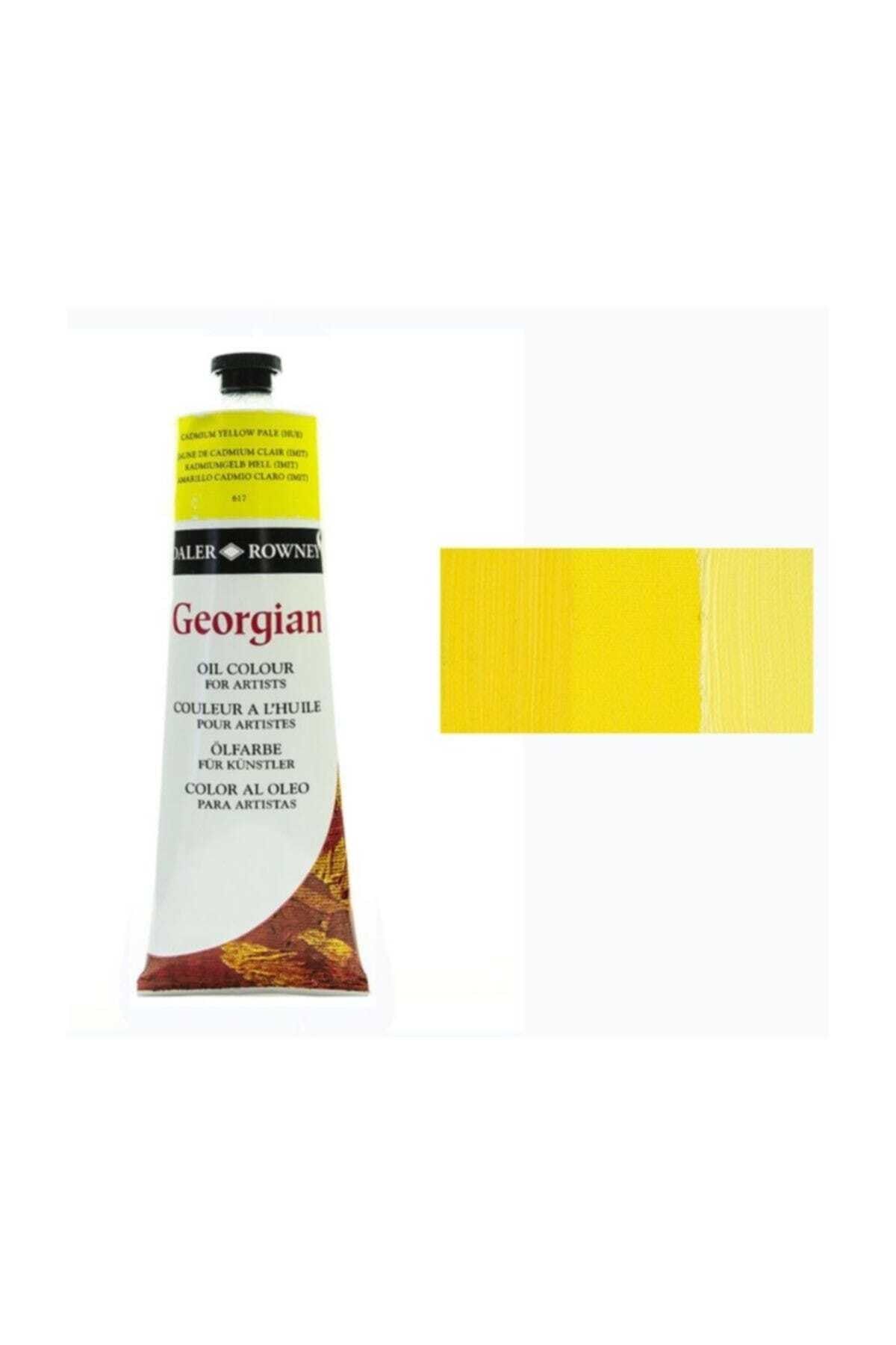 Daler Rowney Georgian Yağlı Boya 225ml - N:617 Cadmium Yellow Pale Hue