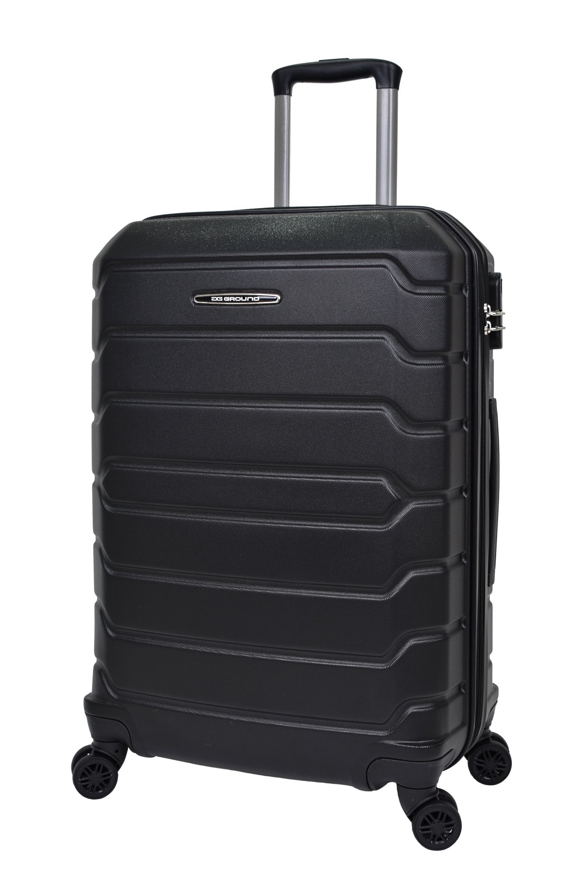 GROUND Orta Boy Valiz Abs Siyah